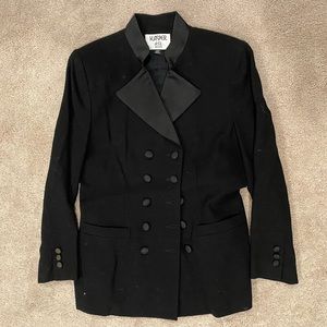 KASPER A.S.L. Women’s Black Wool Coat - Size 10P